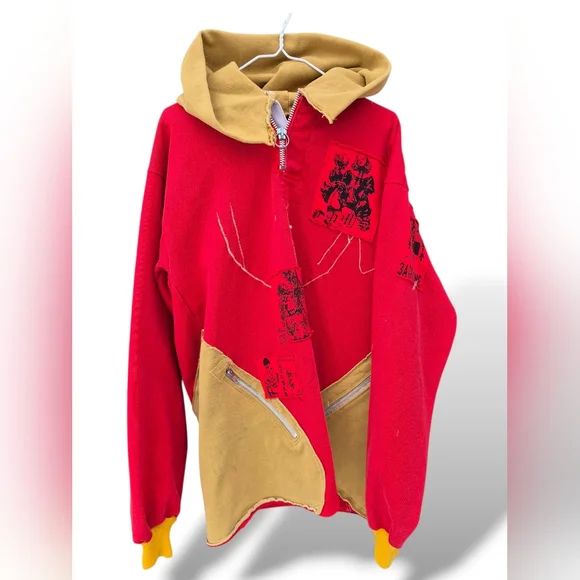 (SOLD) Rugby Hoodie - Picture 2 of 4